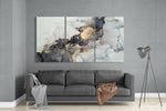 Abstract Glass Wall Art.