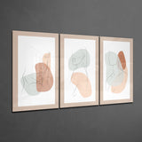 Abstract Shapes 2 Glass Wall Arts | Insigne Art Design