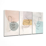 Abstract Shapes 8 Glass Wall Arts | Insigne Art Design