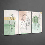 Abstract Shapes 9 Glass Wall Arts | Insigne Art Design