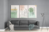 Abstract Shapes 9 Glass Wall Arts | Insigne Art Design