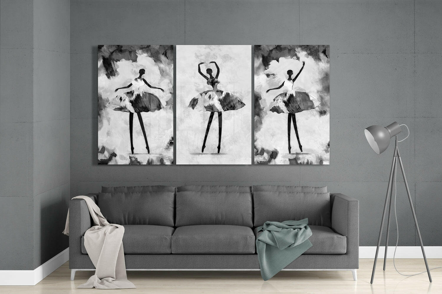 Ballerina Glass Wall Art.