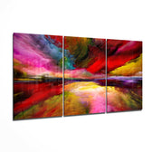 Depth of Colors Glass Wall Art.