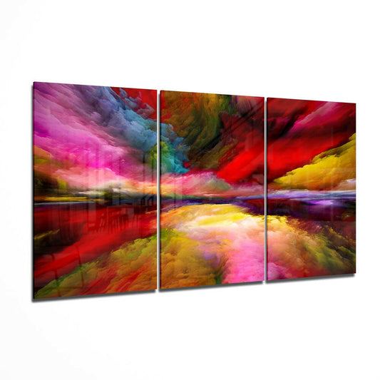 Depth of Colors Glass Wall Art.