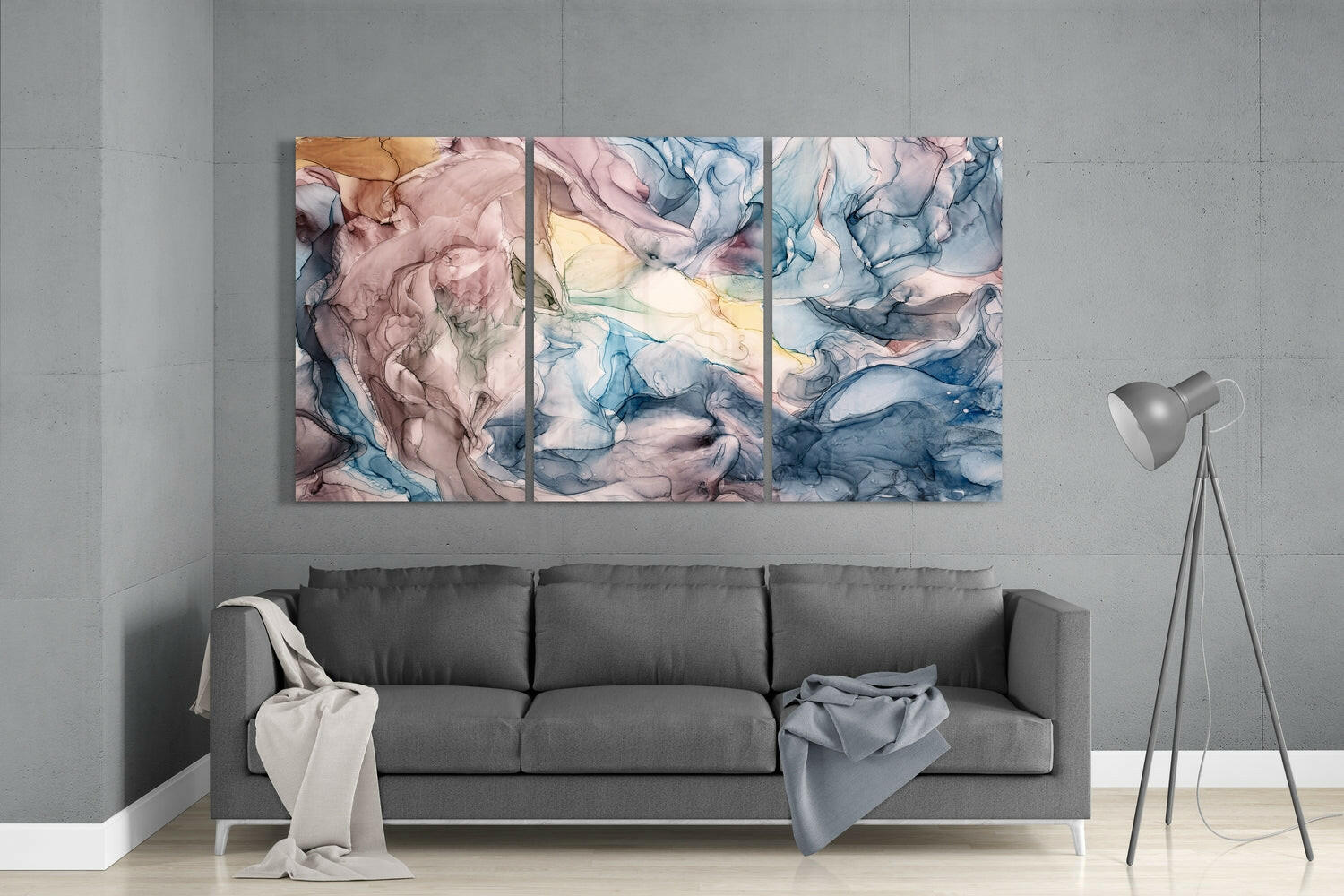 Magic Colors Glass Wall Art.