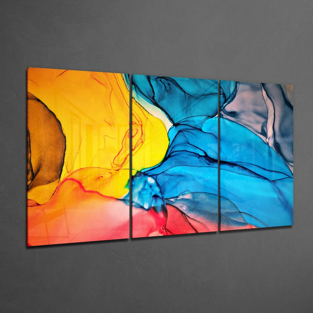 Magic Colors Glass Wall Art.