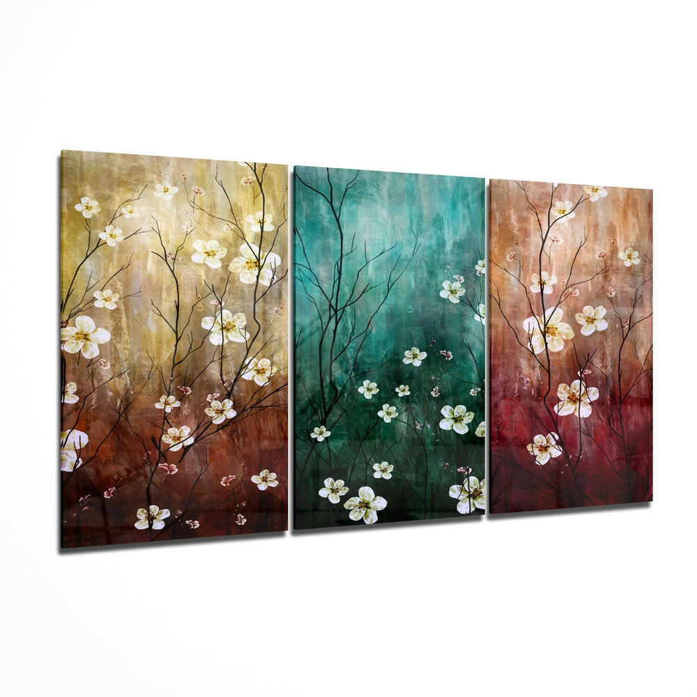 Daisies Glass Wall Art.