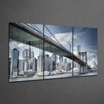 Manhattan Glass Wall Art.