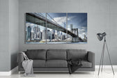 Manhattan Glass Wall Art.
