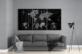 World Map Glass Wall Art | Insigne Art Design