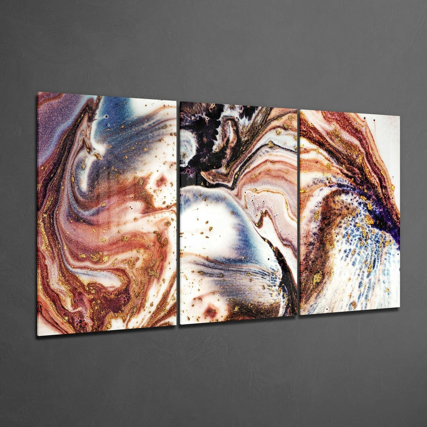 Dance of Colors Glass Wall Art.