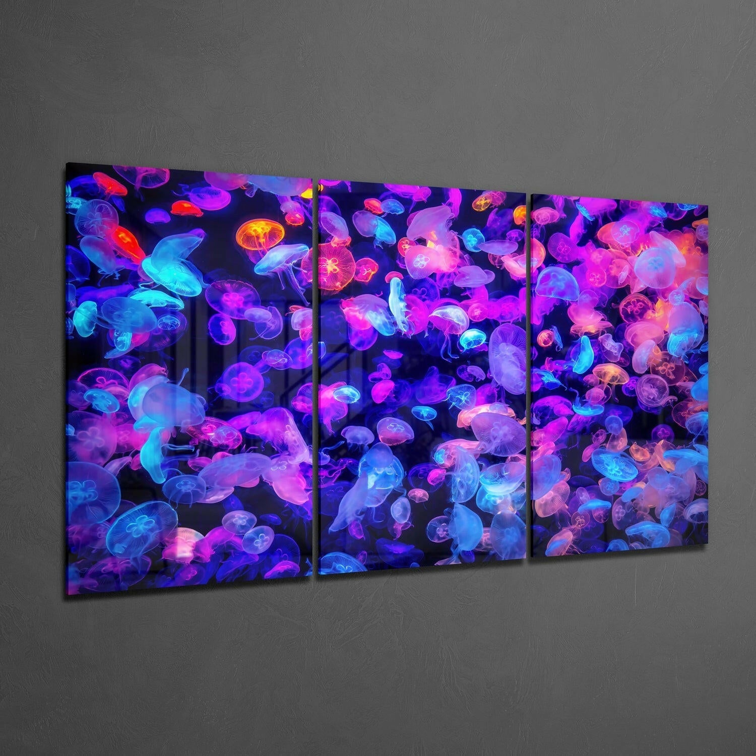 Jellyfish Glass Wall Art.