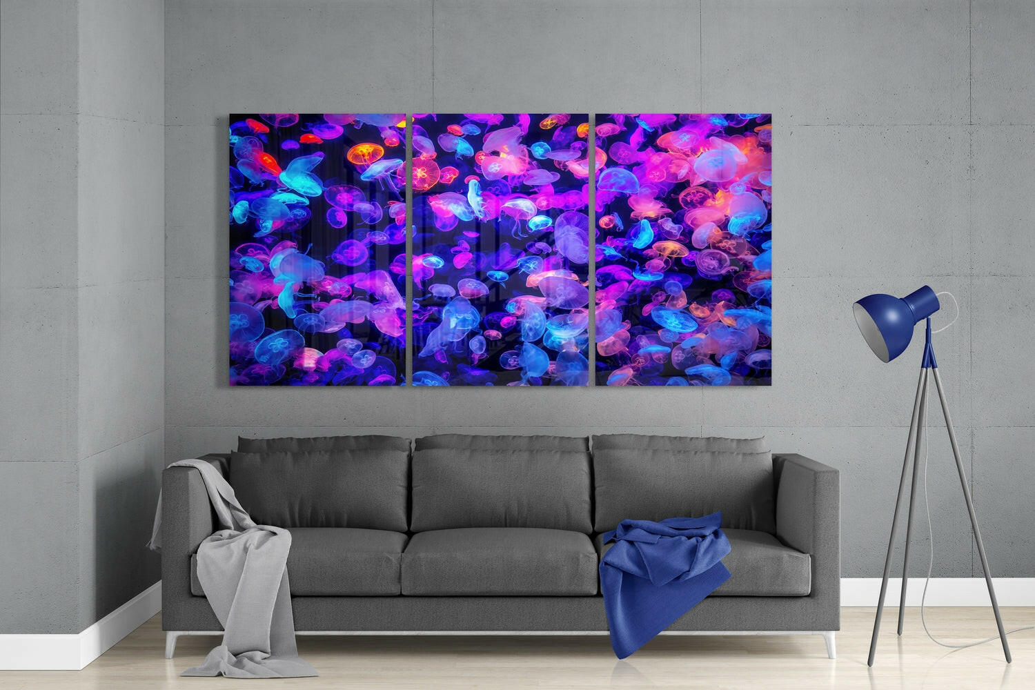 Jellyfish Glass Wall Art.