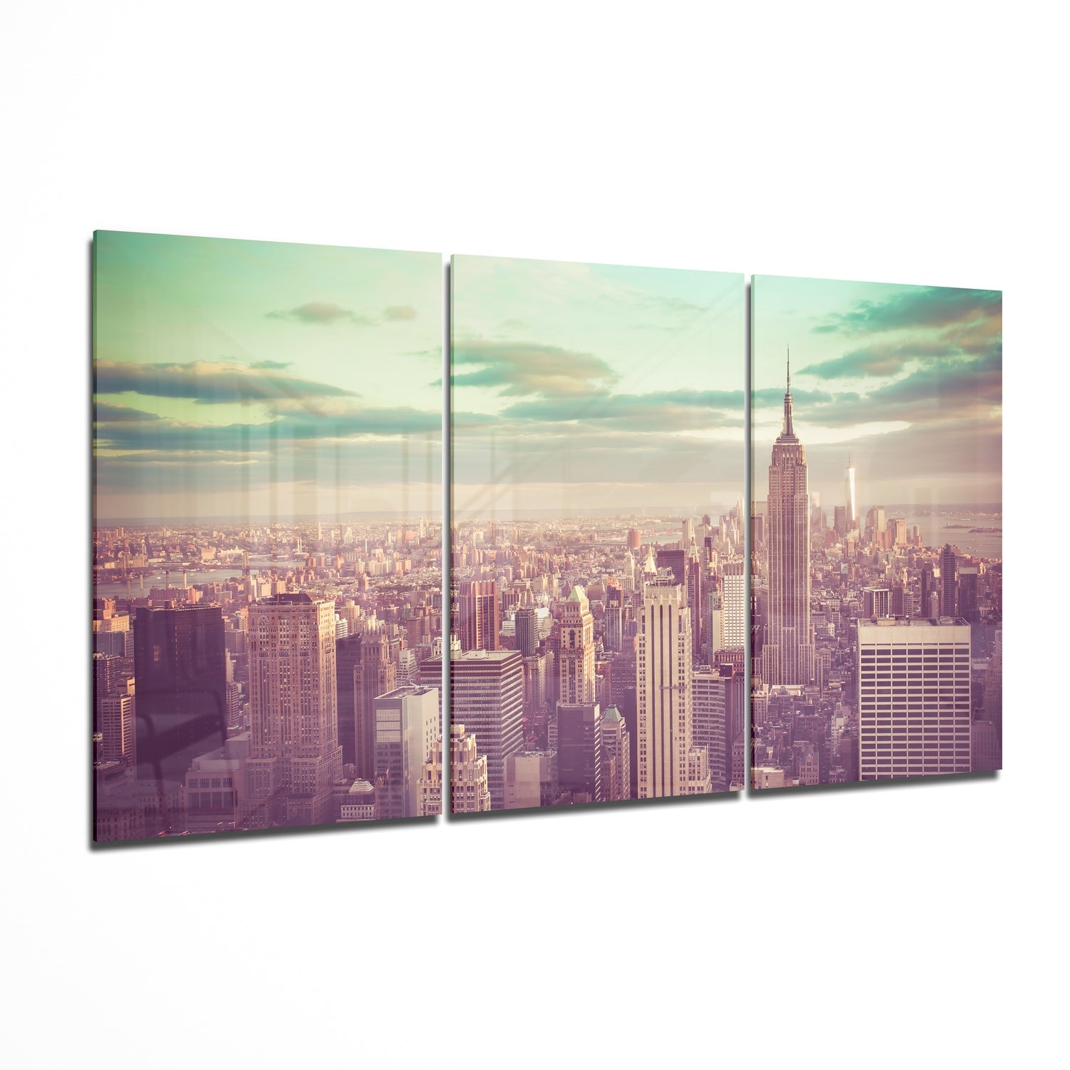 City Glass Wall Art | Insigne Art Design