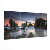 Cliffs Glass Wall Art.