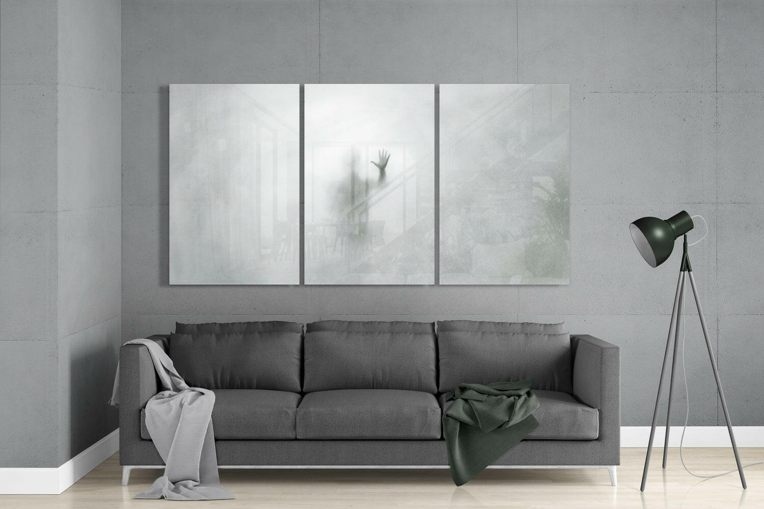 Despair Mega Glass Wall Art.