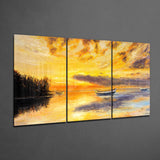Sunset Glass Wall Art | Insigne Art Design