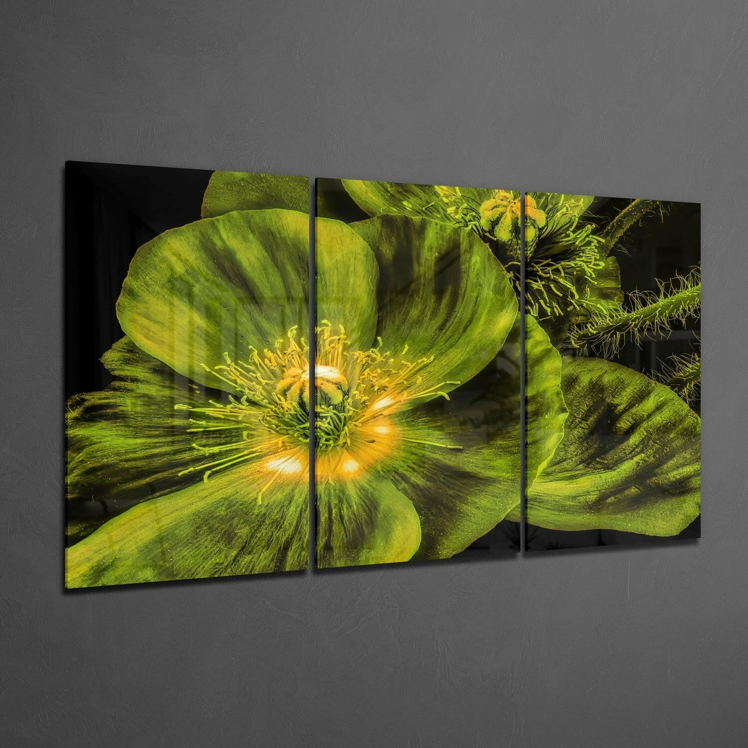 Flower Glass Wall Art.
