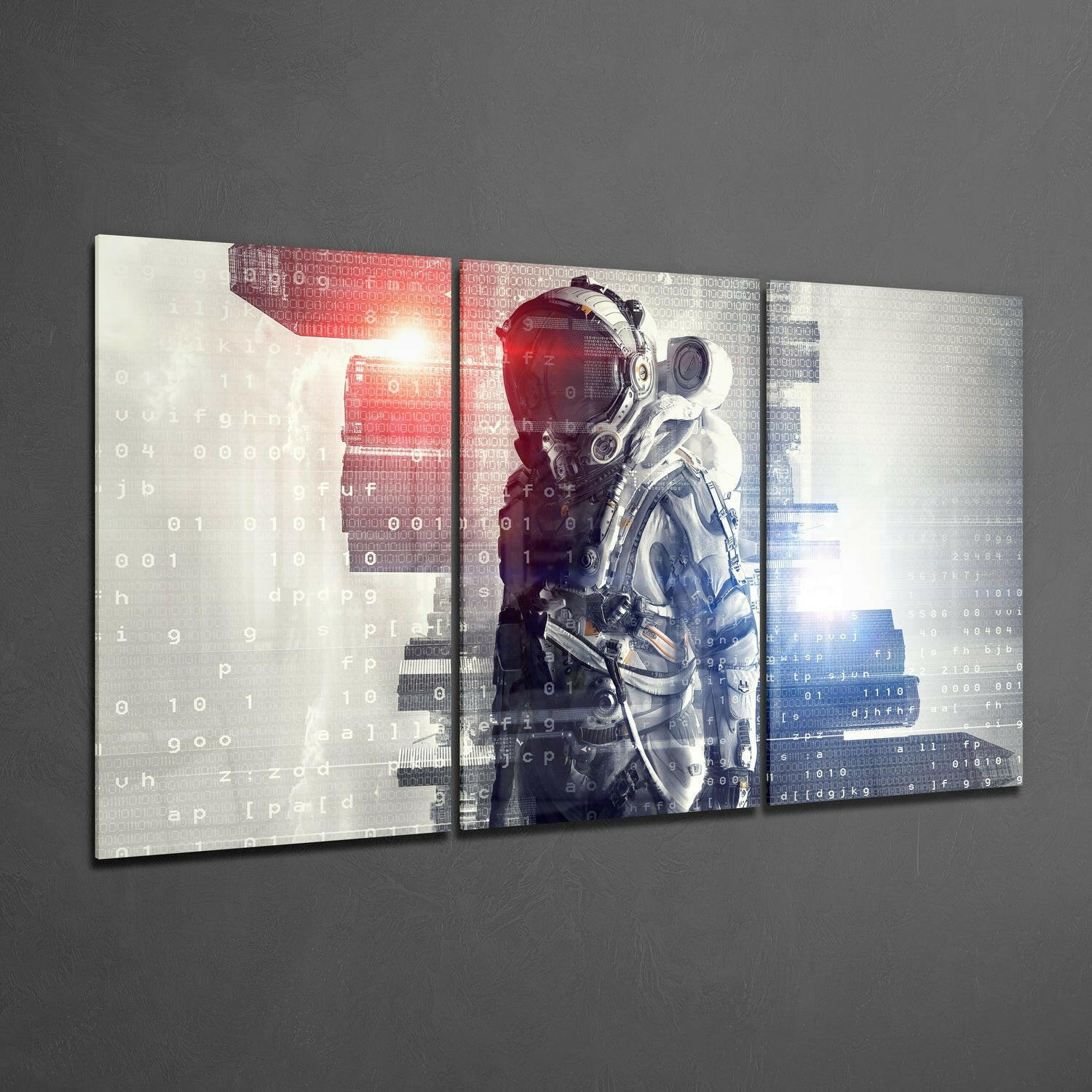 Astronaut Glass Wall Art.