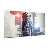 Astronaut Glass Wall Art.