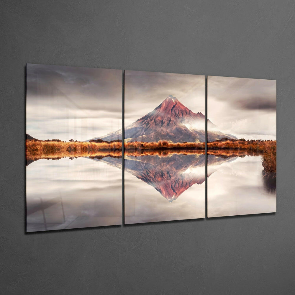 Mountain Glass Wall Art.