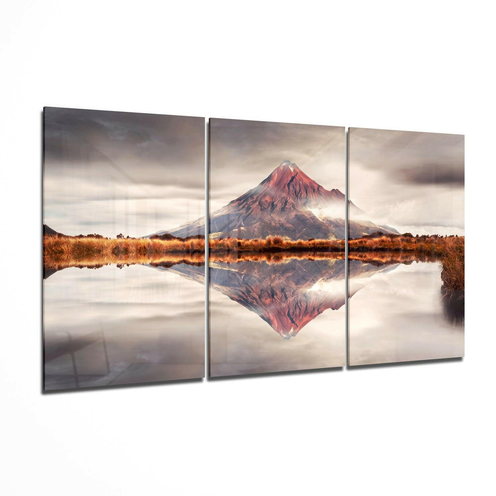 Mountain Glass Wall Art.
