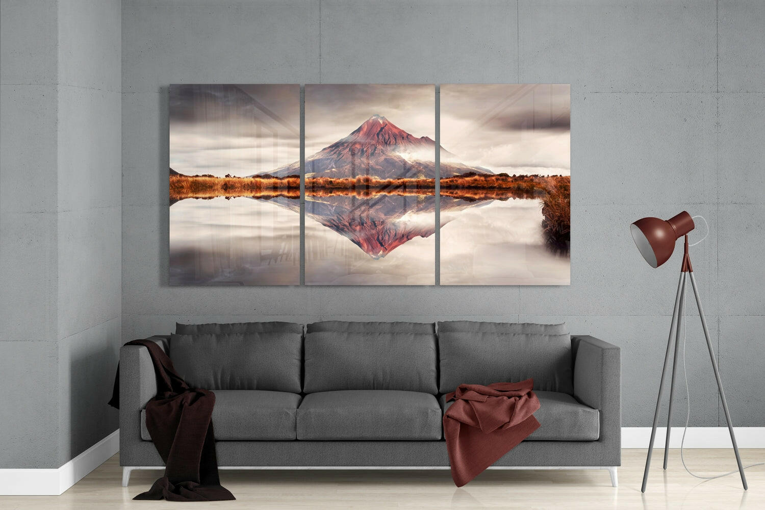 Mountain Glass Wall Art.
