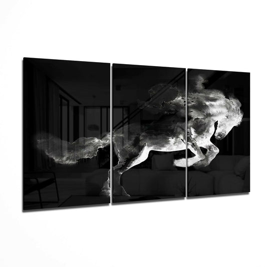 Horse Glass Wall Art.