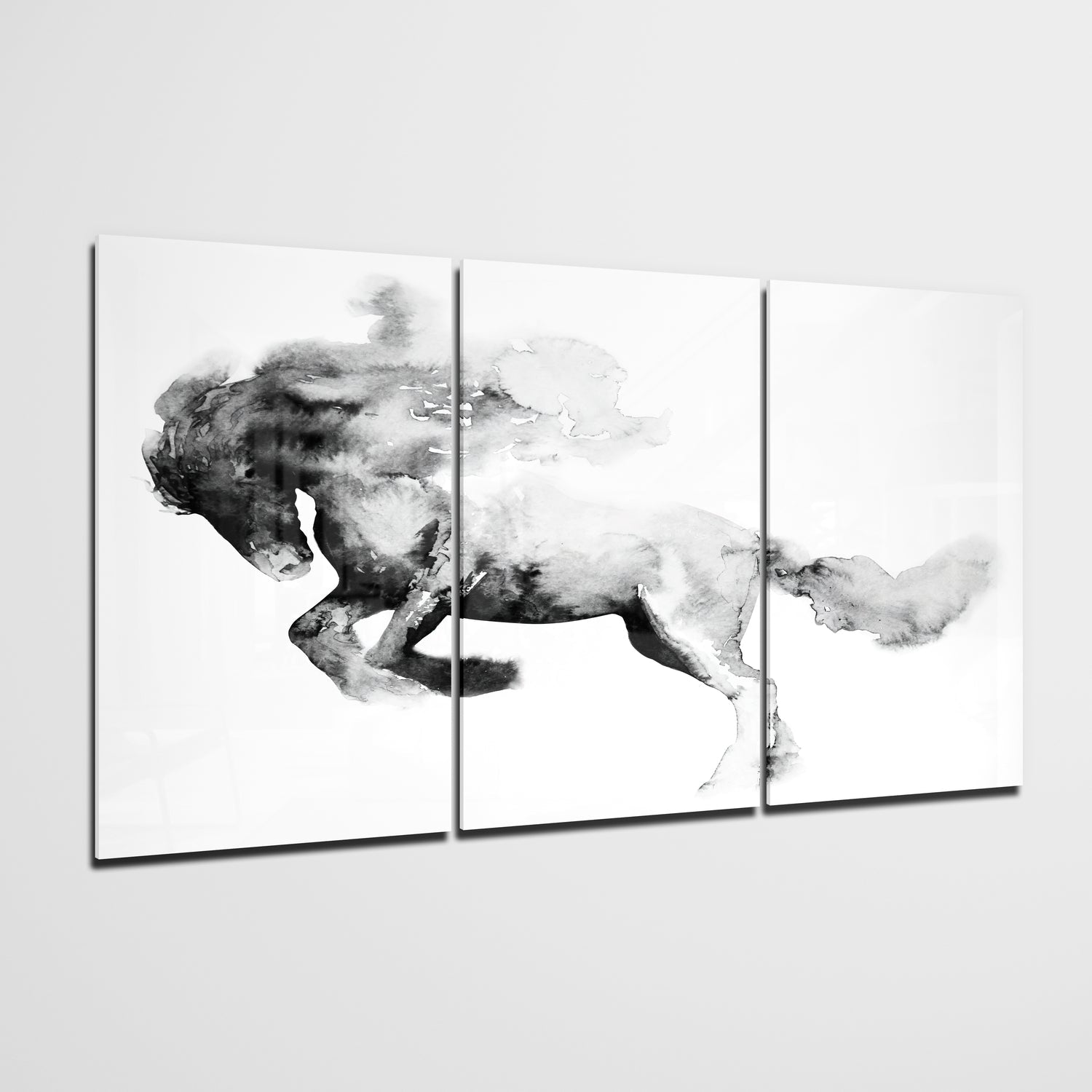 Horse Glass Wall Art | Insigne Art Design