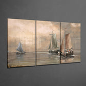 Ships Glass Wall Art.