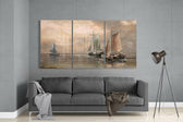 Ships Glass Wall Art.
