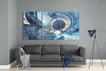 Feather Glass Wall Art.