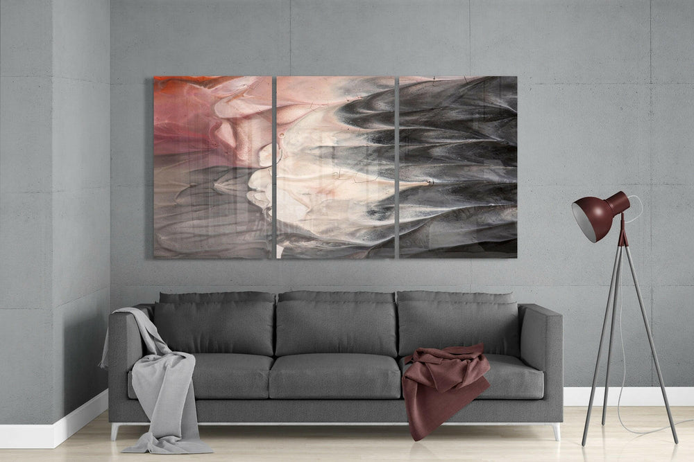 Layers Glass Wall Art.