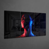 Women's Glass Wall Art.
