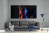 Women's Glass Wall Art.