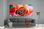 Rose Glass Wall Art.