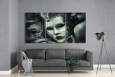 Mask Glass Wall Art.