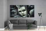 Mask Glass Wall Art | Insigne Art Design