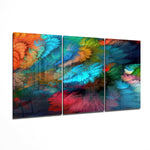 Dance of Colors Glass Wall Art.