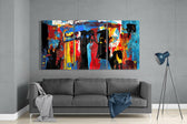 Silhouettes Glass Wall Art.