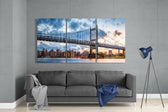 Manhattan Glass Wall Art.