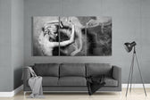 Woman and Dance Glass Wall Art.