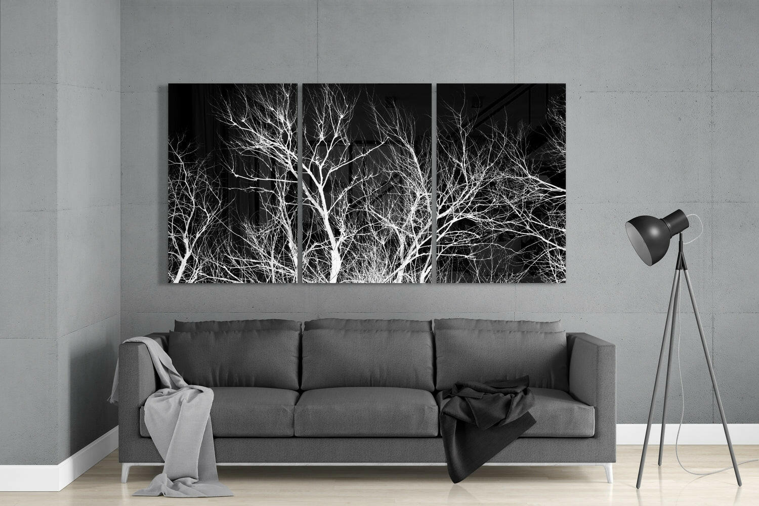 Branches Glass Wall Art.