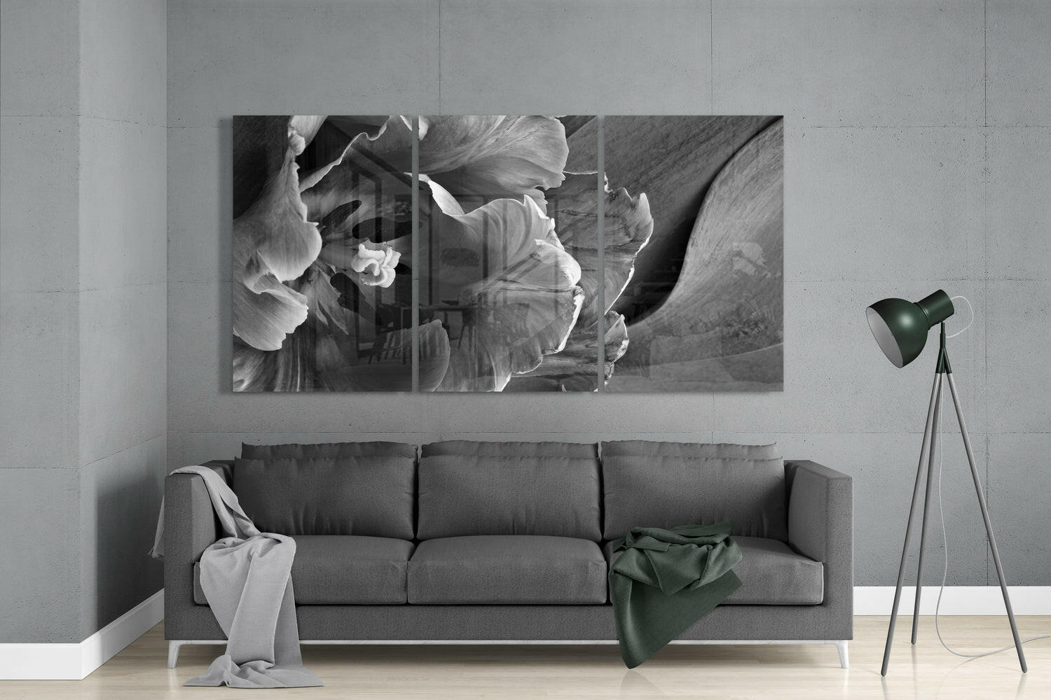 Flower Glass Wall Art.