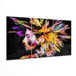 Colorful Thoughts Glass Art.