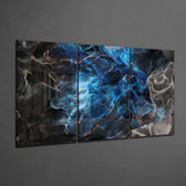 Dance Of Blue Glass Art.