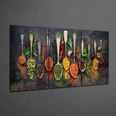 Spices Glass Art.