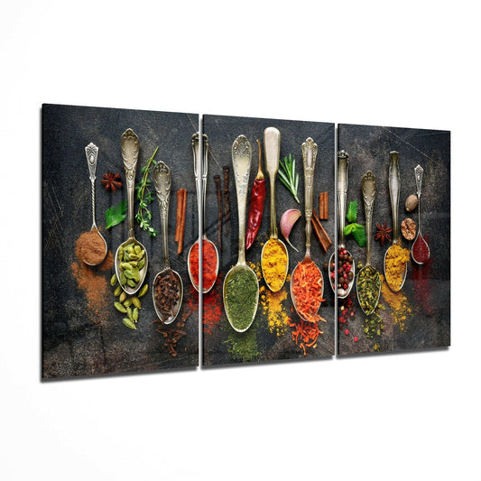 Spices Glass Art.