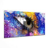 Eyelash Glass Art.
