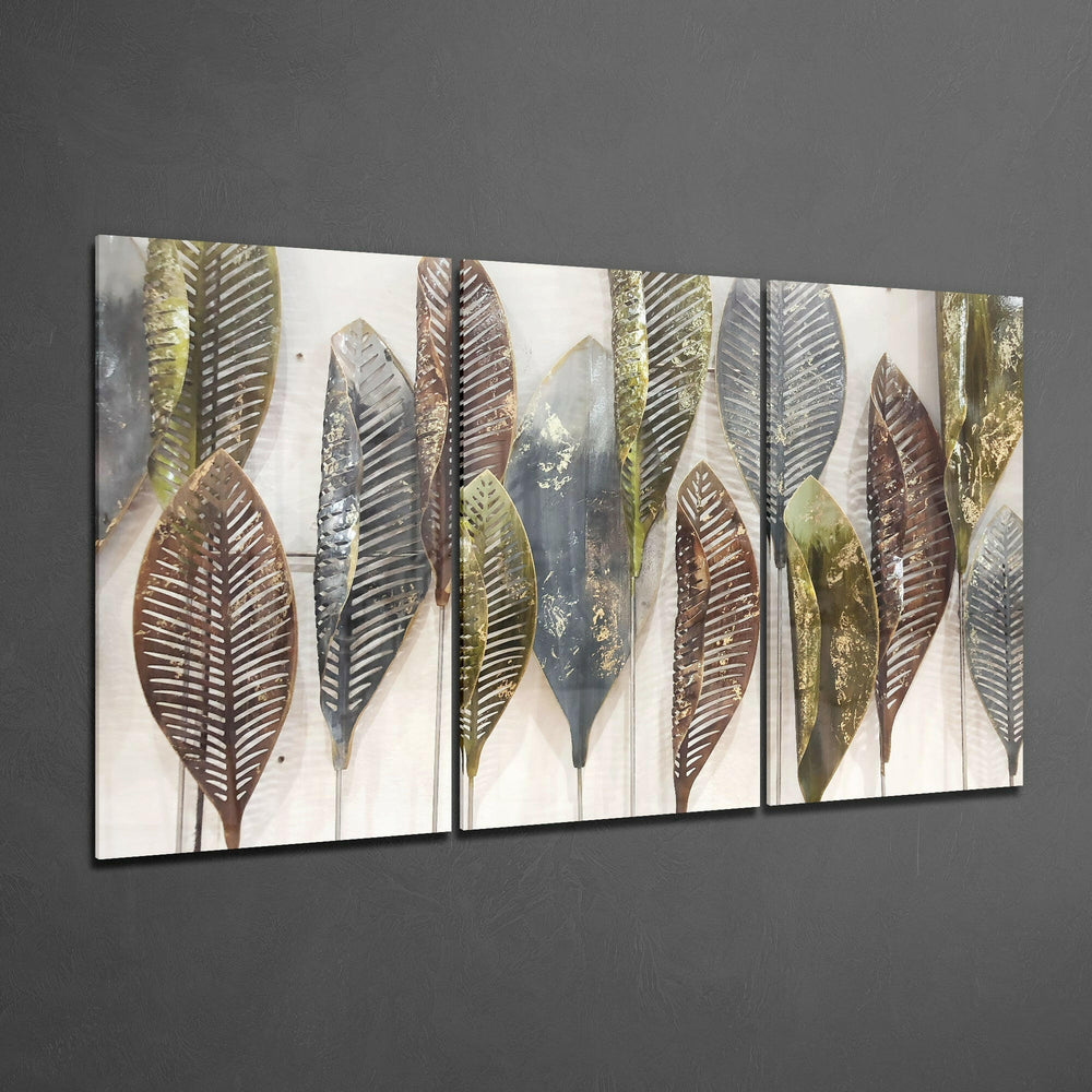 Leaves Glass Art.